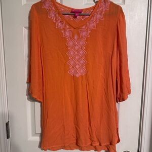 Lilly Pulitzer for Target Orange Tunic with Pink Accents
